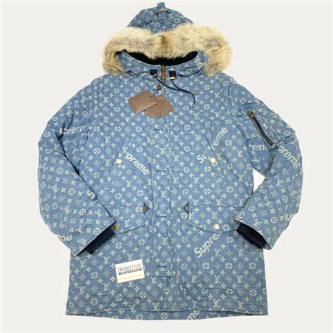 louis vuitton supreme parka